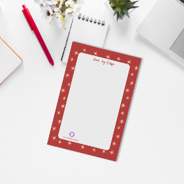 フェスティバルレッド企業のロゴ星ピースホープ ポストイット