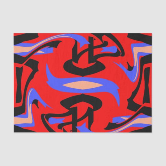 フェスティバルレッド先住民インディアンとアー日本のトブレンド 薄葉紙 (正面)