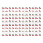 フェスティバルレッド&グリーンフェリズナビダッド テーブルクロス (正面(横))