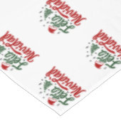 フェスティバルレッド&グリーンフェリズナビダッド テーブルクロス (アングル)