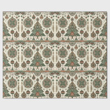 フェスティバルレッド&グリーンフォークアートクリスマス