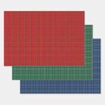 フェスティバルレッド、グリーン、ブルーホリデープレイド