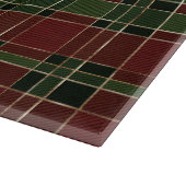 フェスティバルレッド、グリーン、金ゴールドコージークリスマスプレド カッティングボード (角)