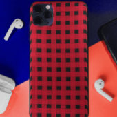 フェスティバルレッド&ブラック水牛の格子板 Case-Mate iPhoneケース