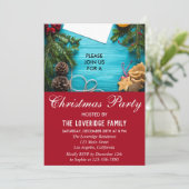 フェスティバルレッド&ブルーホリデーカントリークリスマスパーティー 招待状 (スタンド正面)