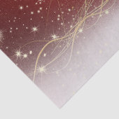 フェスティバルレッド、ホワイトおよび金ゴールドホリデーティッシュペーパー 薄葉紙 (詳細)