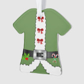 フェスティバルレトロクリスマスサンタクロース小妖精や小人 オーナメント (正面)