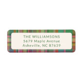 フェスティバルレトロクリスマスプレッドキュートアド名門私立校風のレス ラベル (正面)