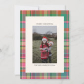 フェスティバルレトロクリスマスプレッドキュート名門私立校風の写真 シーズンカード (正面)