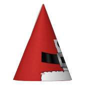 フェスティバルレトロクリスマスレッドスーツサンタクロース パーティーハット (左)