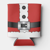 フェスティバルレトロクリスマスレッドスーツサンタクロース 缶クーラー (正面)