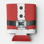 フェスティバルレトロクリスマスレッドスーツサンタクロース 缶クーラー (裏面)