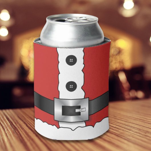 フェスティバルレトロクリスマスレッドスーツサンタクロース 缶クーラー