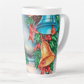 フェスティバルレトロクリスマスヴィンテージファーム カフェラテマグ (右アングル)