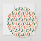 フェスティバルレトロホリデーツリーフォトカード シーズンカード (裏面)