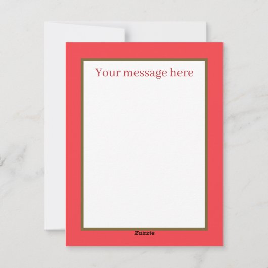 フェスティバルレトロヴィンテージガールクリスマス シーズンカード (裏面)