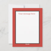 フェスティバルレトロヴィンテージクリスマスガール シーズンカード (裏面)