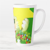 フェスティバルレトロヴィンテージクリスマスキャットホリデイ カフェラテマグ (右)