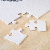 フェスティバルレトロヴィンテージクリスマスキャットホリデイ ジグソーパズル (側面)