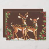 フェスティバルレトロヴィンテージクリスマストインデナー シーズンカード (正面/裏面)