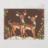 フェスティバルレトロヴィンテージクリスマストインデナー ポストカード (正面)