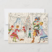 フェスティバルレトロヴィンテージクリスマス シーズンカード (正面)