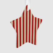 フェスティバルレトロヴィンテージ垂直ポップコーンストライプ型 オーナメント (正面)