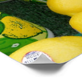 フェスティバルレモネードスタンドレモンとトールドリンクカップ ポスター (角)