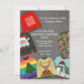 フェスティバルロゴブリーセーター従業員クリスマスパーティー 招待状 (正面)