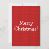 フェスティバルロゴブリーセーター従業員クリスマスパーティー 招待状 (裏面)