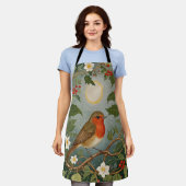 フェスティバルロビンアンドホリー エプロン (着用した状態)