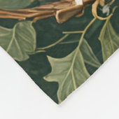 フェスティバルロビンアンドホリー フリースブランケット (角)