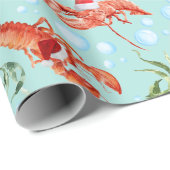 フェスティバルロブスター包装紙 ラッピングペーパー (ロールコーナー)