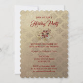 フェスティバルローレルホリデーパーティー招待状 招待状 (裏面)