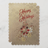 フェスティバルローレルホリデーパーティー招待状 招待状 (正面/裏面)