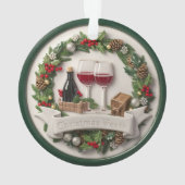 フェスティバルワインとオーナメント高レリーフ、 浮き彫り オーナメント (裏面)