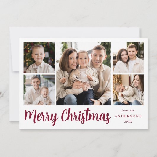 フェスティバルワインスクリプト5フォトコラージュ シーズンカード (正面)