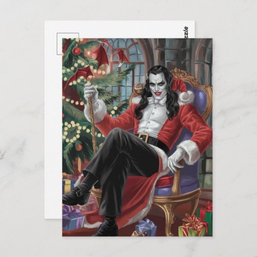 フェスティバルヴァンパイアマンクリスマス ポストカード (正面/裏面)