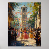 フェスティバルヴィレッジお祝いインプレッションスタイル ポスター (正面)