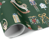 フェスティバルヴィンテージくるみ割りバレエメリークリスマス ラッピングペーパー (ロールコーナー)
