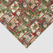 フェスティバルヴィンテージクリスマスエフェメラコラージレッド 薄葉紙 (詳細)