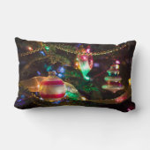 フェスティバルヴィンテージクリスマスオーナメント ランバークッション (裏面)