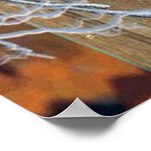 フェスティバルヴィンテージクリスマスガールホリデーポスター ポスター (角)