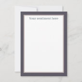 フェスティバルヴィンテージクリスマスガール追加気持ち ノートカード (裏面)