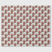 フェスティバルヴィンテージクリスマスサンタホリデイ ラッピングペーパー (フラット)