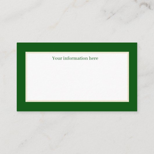 フェスティバルヴィンテージクリスマスサンタホリデイ 名刺 (裏面)