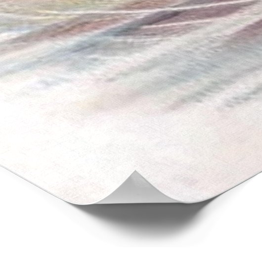 フェスティバルヴィンテージクリスマススケートで滑るレディース ポスター (角)