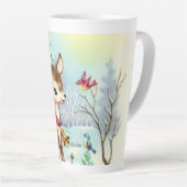 フェスティバルヴィンテージクリスマスディアホリデイ カフェラテマグ (右アングル)