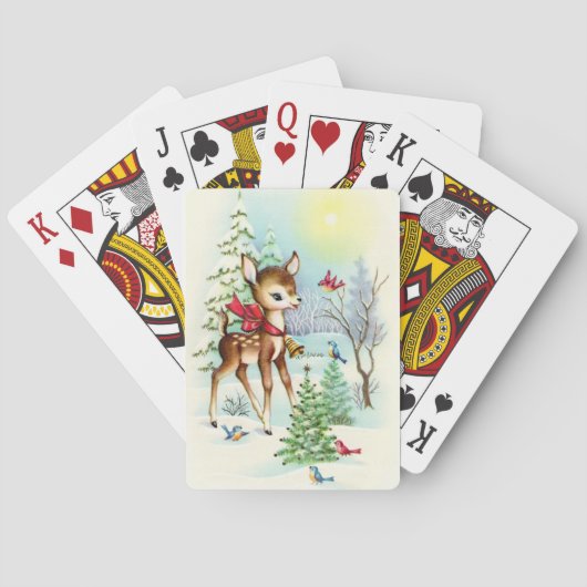 フェスティバルヴィンテージクリスマスディアホリデイ トランプ (裏面)