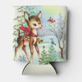 フェスティバルヴィンテージクリスマスディアホリデイ 缶クーラー (正面)